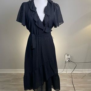 MK Black Wrap Dress